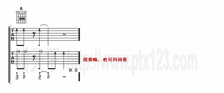 没有你的日子我真的好孤单吉他谱子-4