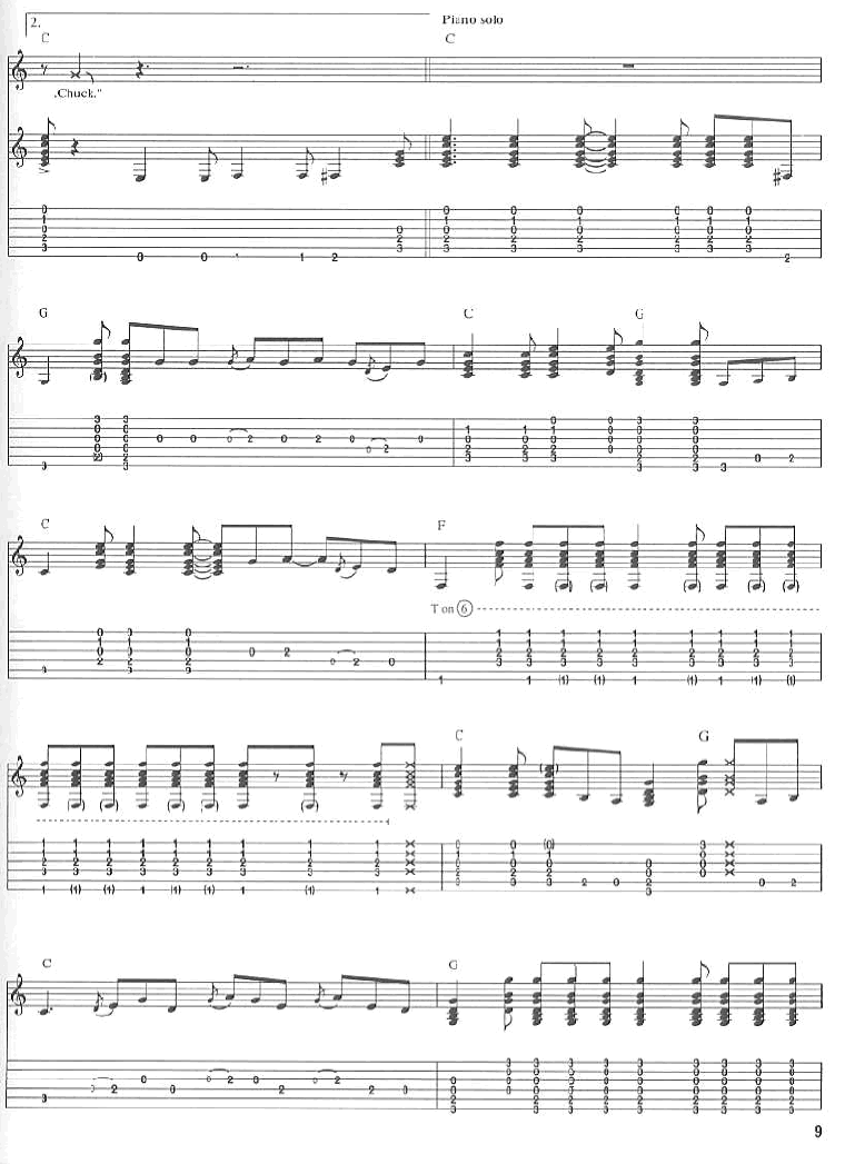 Alberta－Eric Clapton 克莱普顿(吉他谱)吉他谱子-4