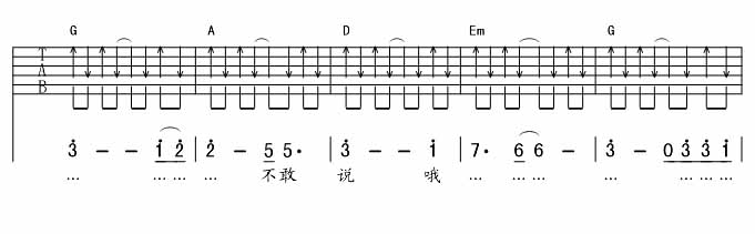 两个男朋友吉他谱子-3