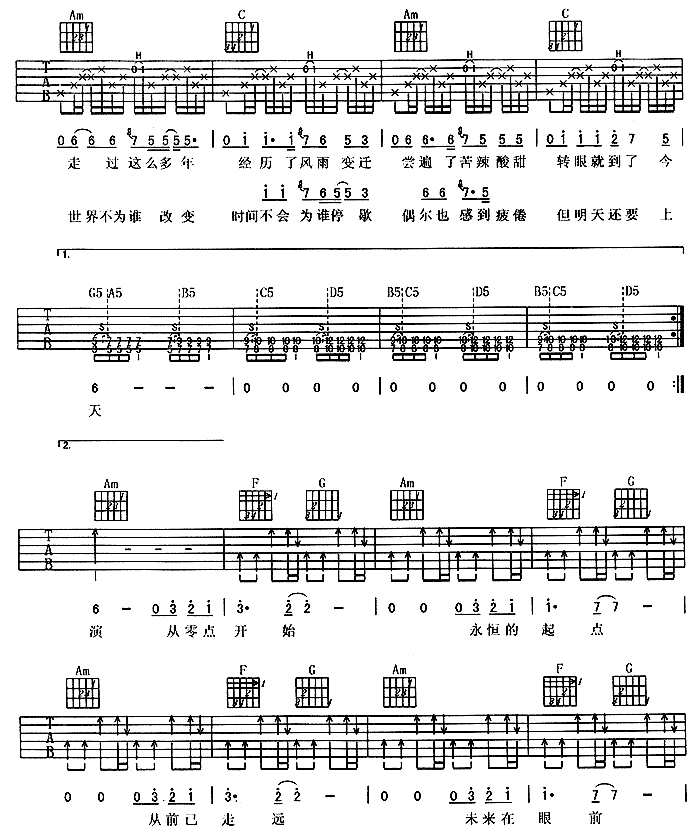 从0开始吉他谱子-2
