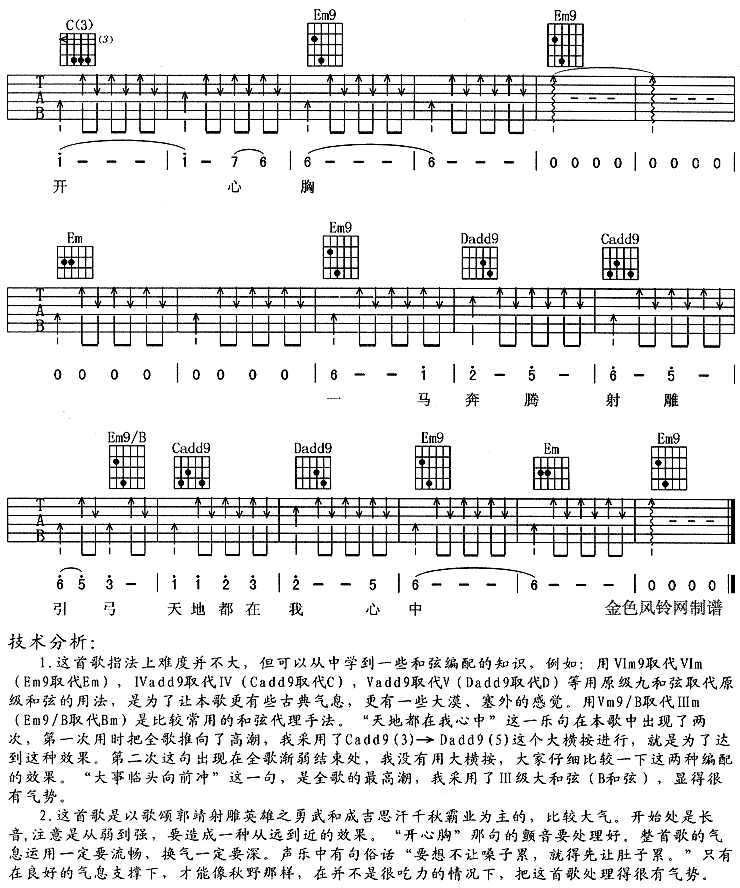 天地都在我心中吉他谱子-3