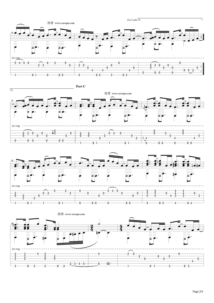 Sleepless Night吉他谱子-2