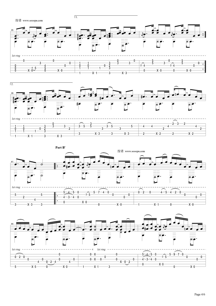 Sleepless Night吉他谱子-4