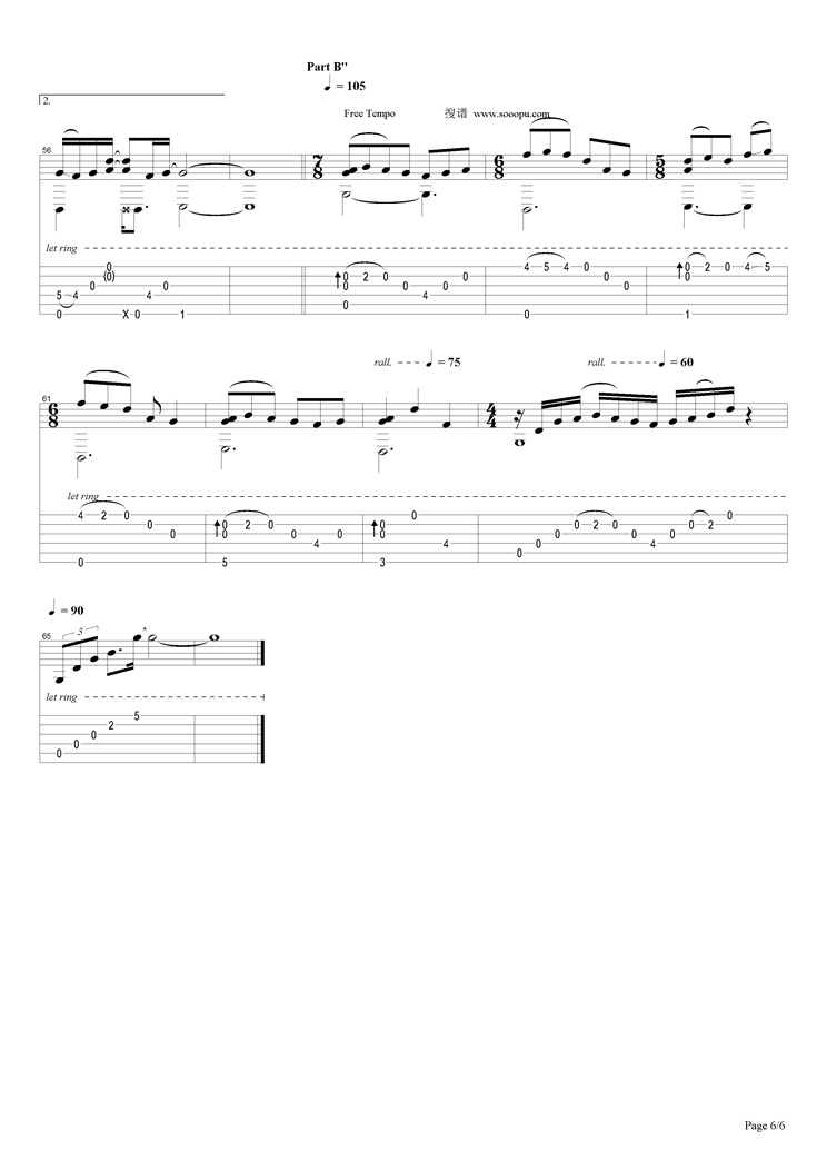 Sleepless Night吉他谱子-6