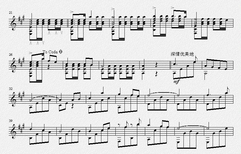 闪闪的红星吉他谱子-2