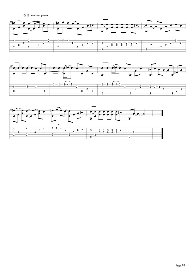 Last Christmas吉他谱子-7