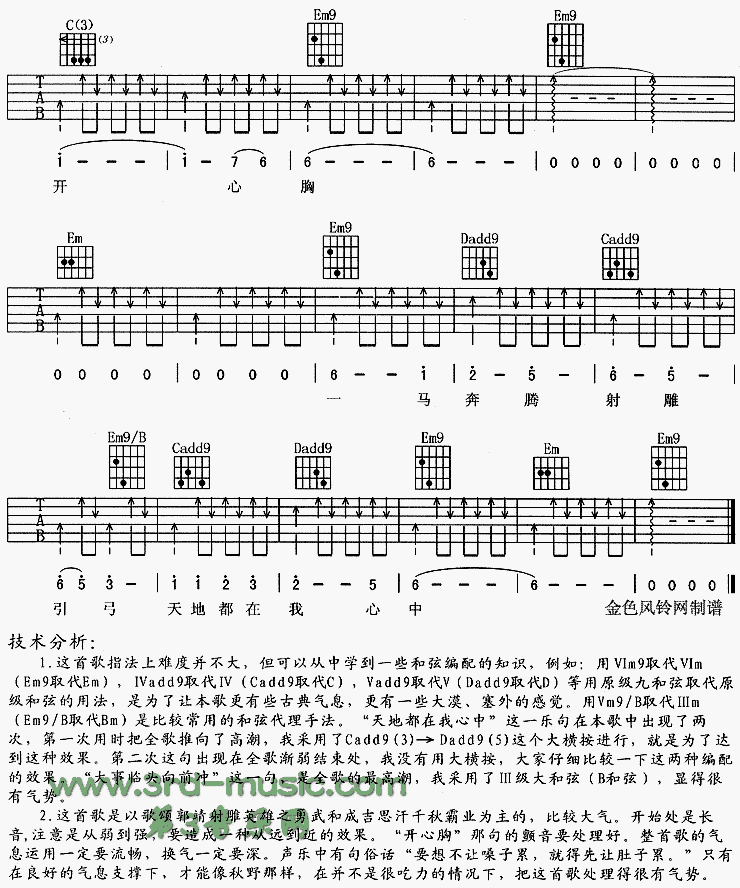 天地都在我心中吉他谱子-3
